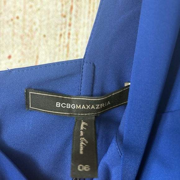BCBGMaxAzria Womens Annalisa Deep Royal Blue Dress size 6 - Picture 8 of 13